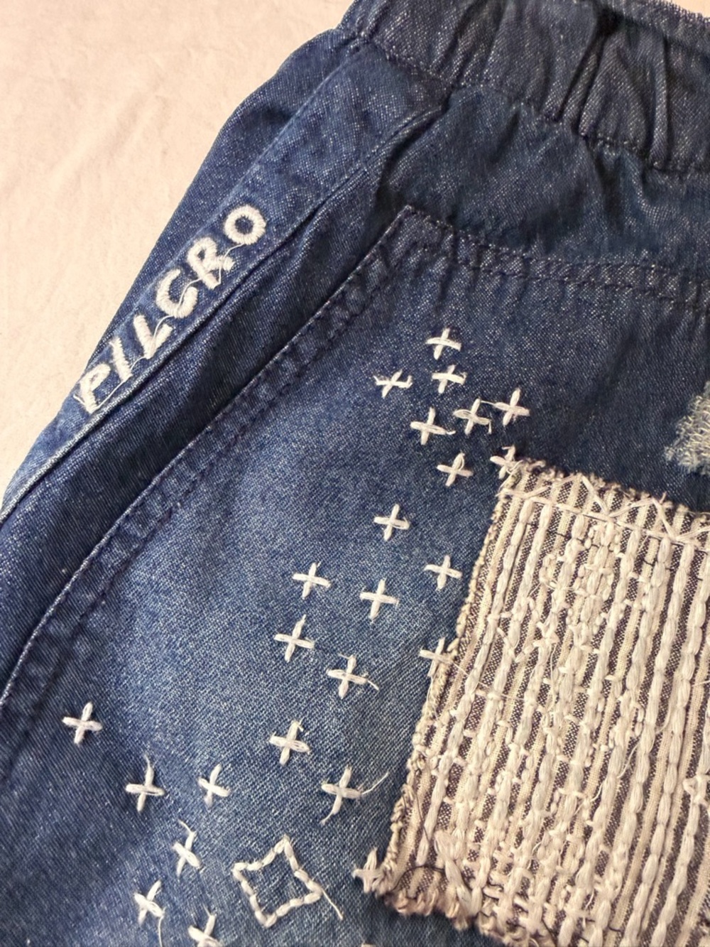 ANTHROPOLOGIE PILCRO Patchwork Denim Mini Skirt M - Picture 12 of 16